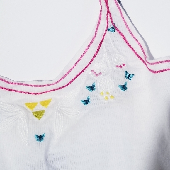 CATIMINI Embroidered Detailed Tunic Top with Ruffle size 10 - Picture 6 of 11